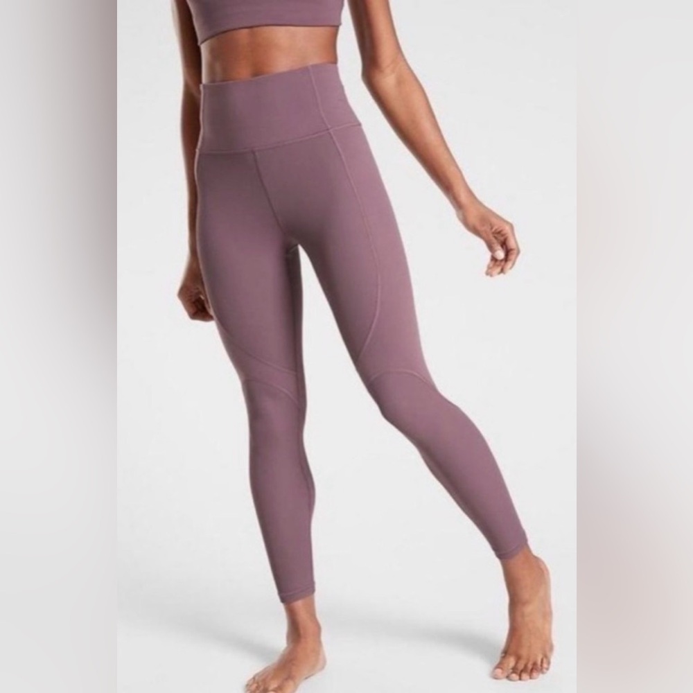 Athleta Powervita Rise Up Rib 7/8 Tight Leggings
